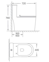 Alternative view of Arohe Exclusive Commode A923 Ivory