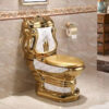 Arohe Luxurious Commode in Golden Color lll02